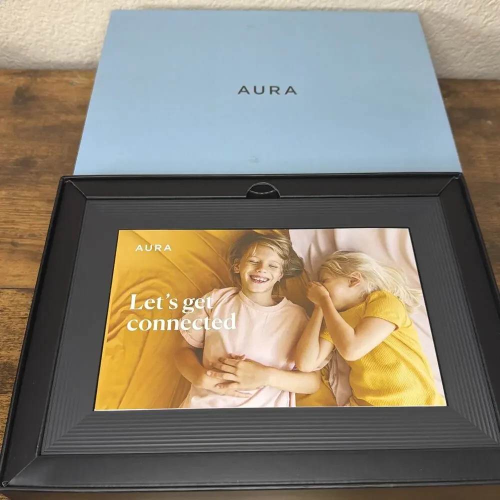 Aura Carver Gravel 10.1” WiFi Digital Photo Frame 1280x800 Used